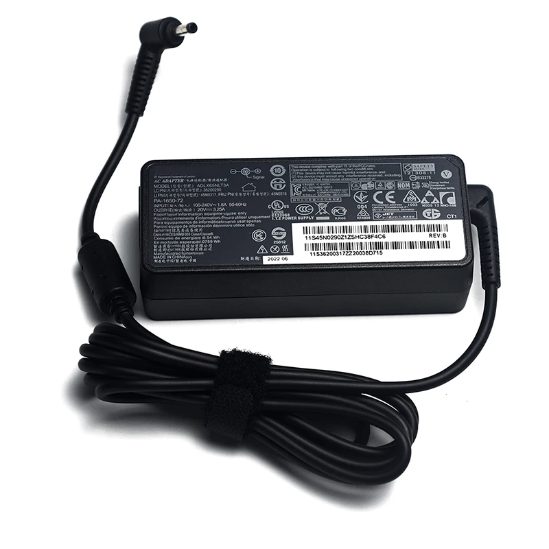 20V 3.25A 65W 4.0x1.7mm ADLX65NLC3A AC Adapter For Lenovo Thinkpad Ideapad 510S TianYI 310 Laptop Charger 01FR051 ADLX65NCC3A