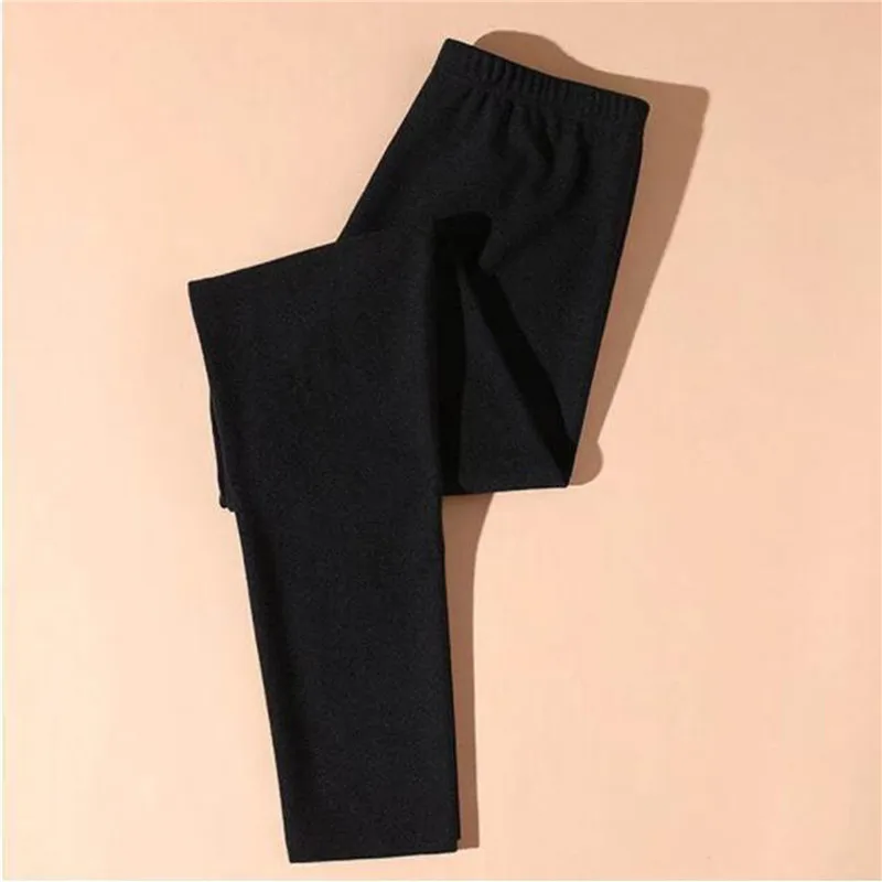 Mallas cálidas de terciopelo para mujer, pantalones ajustados de felpa con cintura elástica, Otoño e Invierno