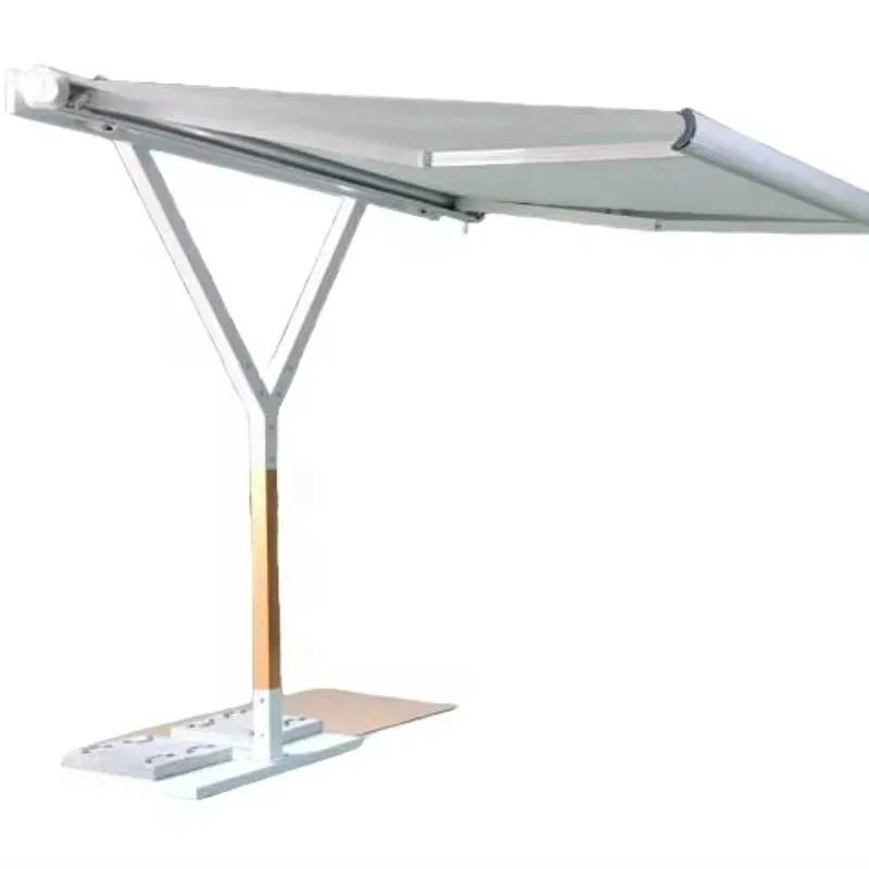 Luxury freestanding double-sided electric retractable window awning with hotel and balcony remote control
