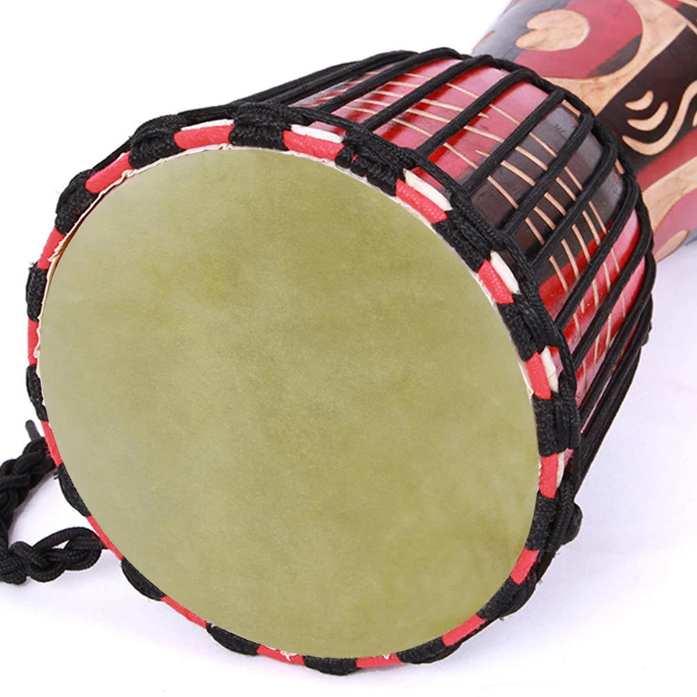 

2pcs Goat Skin Drum Heads 31cm Natural Pure Handmade for African Conga Drums Replacement Percussion Accessories