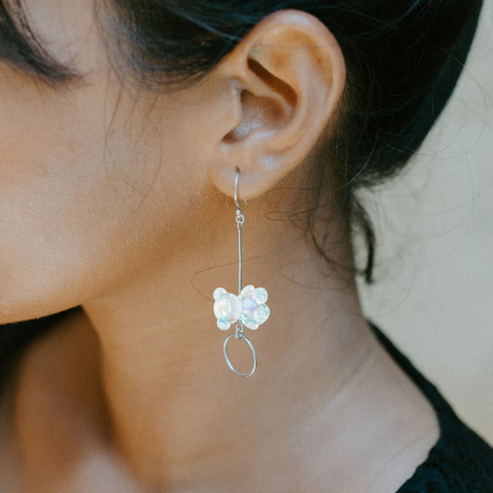 

100 шт. акриловых бусин-мишек для рукоделия, рассыпные бусины-разделители для изготовления украшений: ожерелий, браслетов, серег, резинок для волос, декора