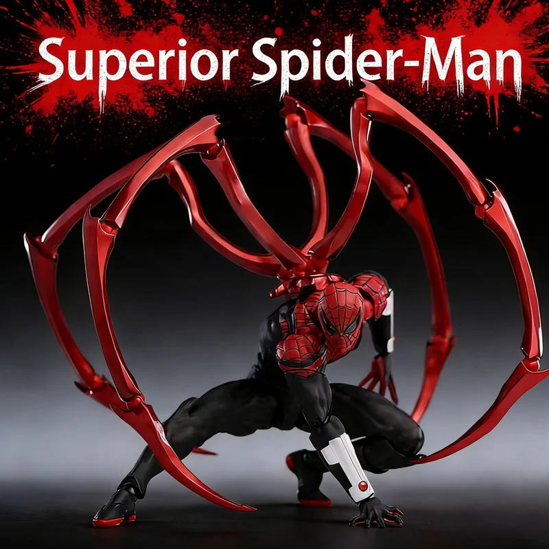 

Коллекционная подвижная фигурка Человека-паука Октопуса 1/12, 16 см, превосходная модель, настольное украшение, модные игрушки