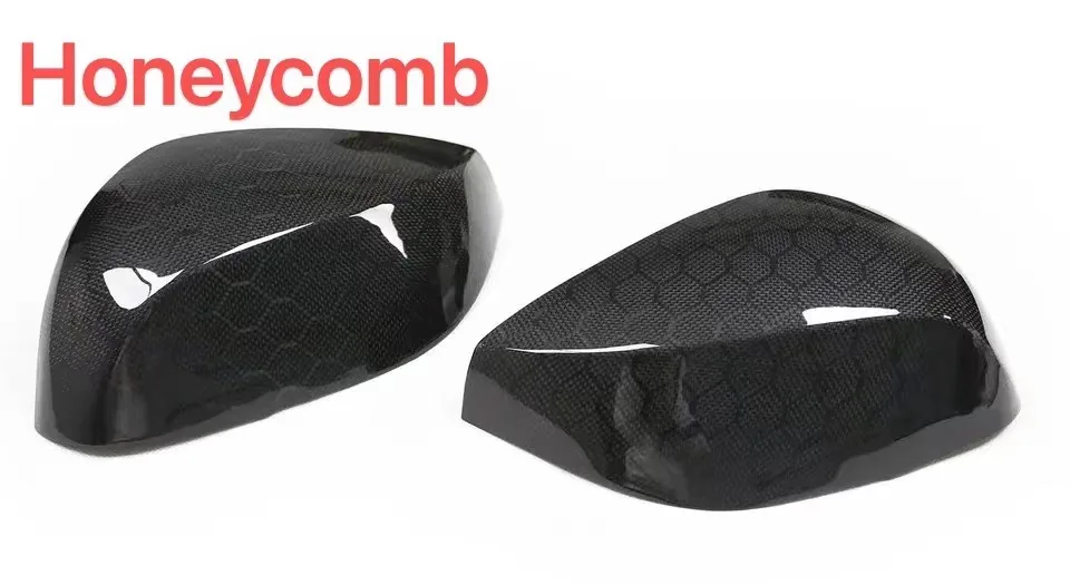 MRD for Infiniti Q50 Q60 OEM Model Carbon Fiber Car Rearview Mirror Cover Carbon Fiber Accessories Black Honeycomb Forge