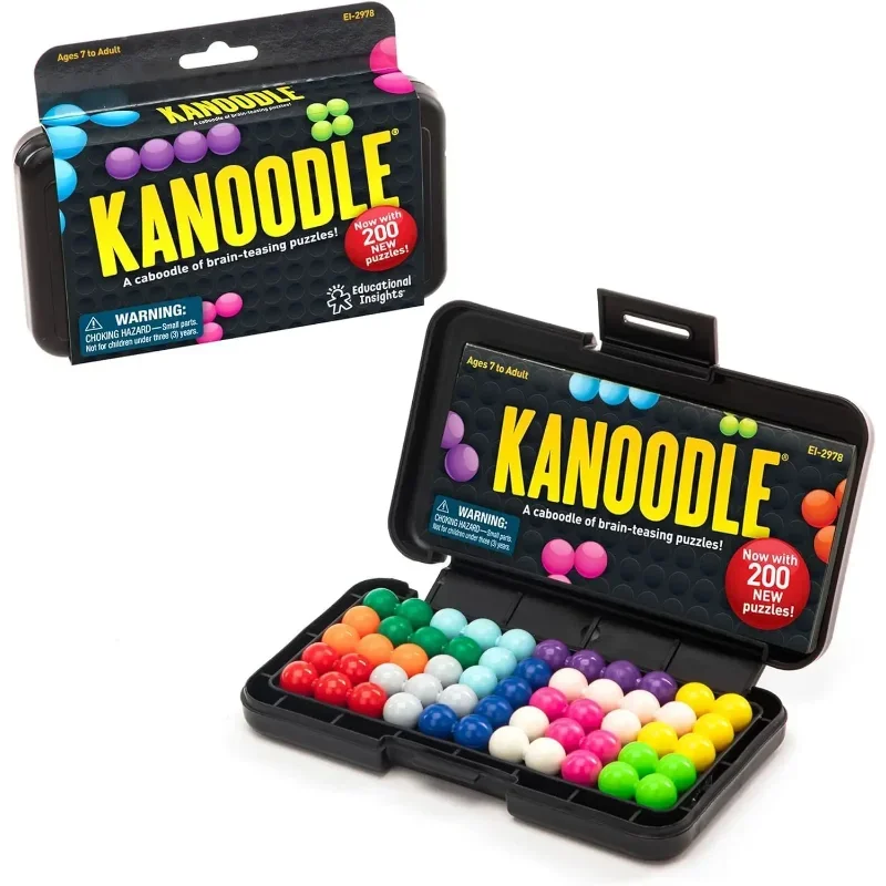 Educational Insights Kanoodle 3D Brain Teaser Puzzle Brain Games for Kids and Adults Travel Games Stuffers for Kids Toys