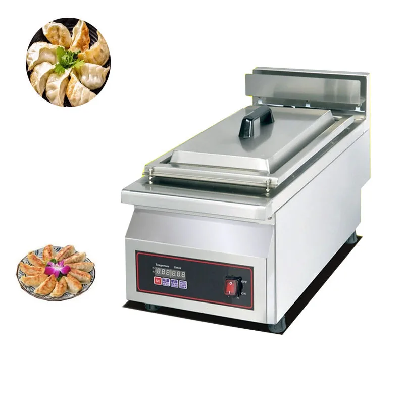 Multifunctional Electric Frying Pan Full-automatic Steak Dumpling Frying Machine Fryer Pan   Automatic Fried Gyoza Bun Cooker