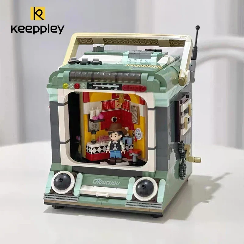 Keeppley-bloques de construcción de Jay Chou para niños, modelo de unidad de cinta magnética de Anime oficial, decoración, juguetes educativos, regalo para niños, nuevo