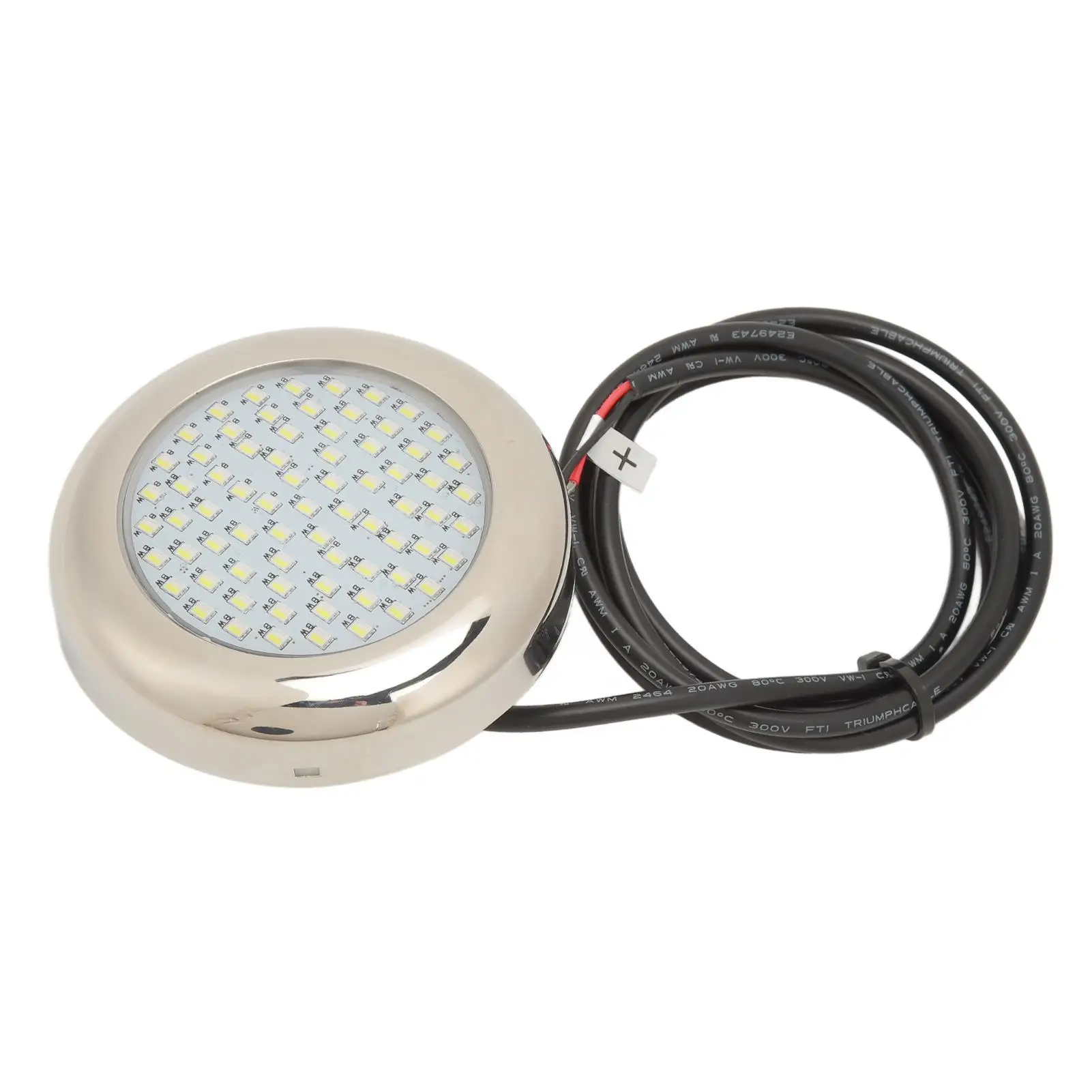 للضوء البحري تحت الماء RV إضاءة القبة الداخلية 1.5 متر طول الكابل تيار مستمر 12 فولت 135 °   زاوية متينة IP68 مقاومة للماء لـ