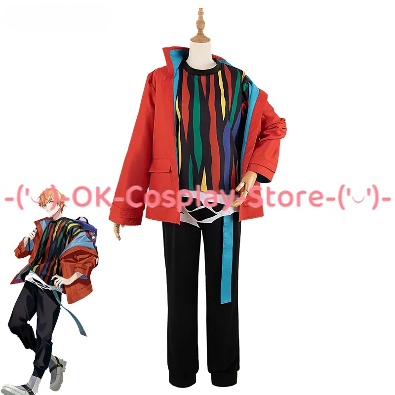 

Shinonome Akit Cosplay Costume Game Project Sekai Colorful Stage Akt Cosplay Party Suit Halloween Uniforms Custom Made