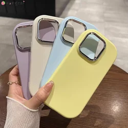 For OnePlus Ace 2 Pro 2V Racing 10T Phone Case ins Oval Plating Color Matte Silicone Cover