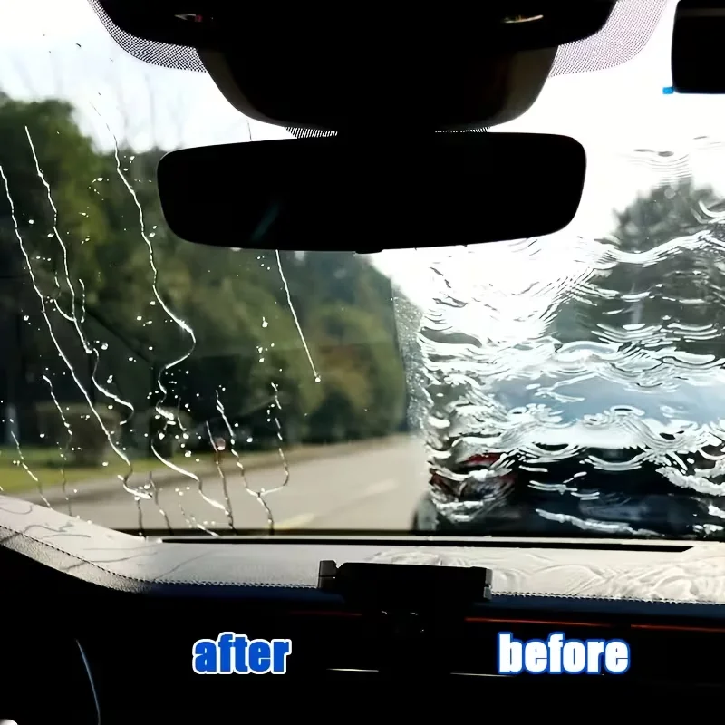 Automobile Windshield Spray for Waterproofing and Anti-Fogging, Hydrophobic Coating for Anti-Fogging and Rainproofing