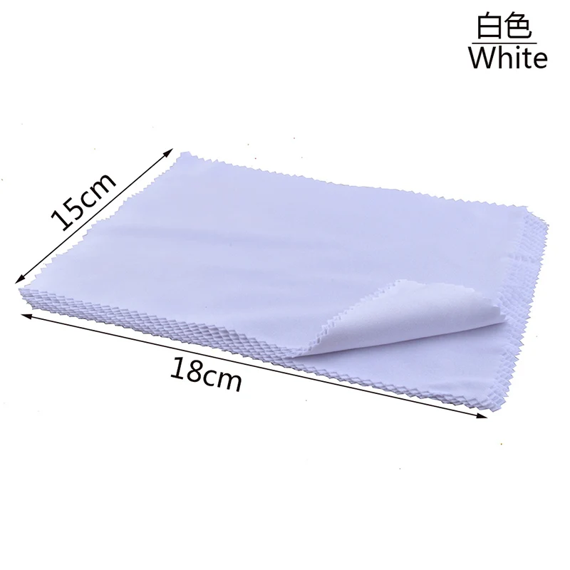 10pcs Quality Size 15x18cm Needle 1 200gsm Glasses Lens Microfiber Cleaning Cloth Eyeglasses Cleaner Wipe Colorful