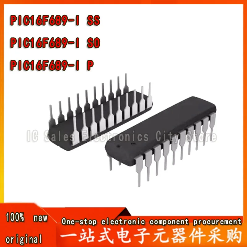 PIC16F689-I/SS PIC 16F689-I/SO PIC 16F689 -Chip microcontrolador I/P