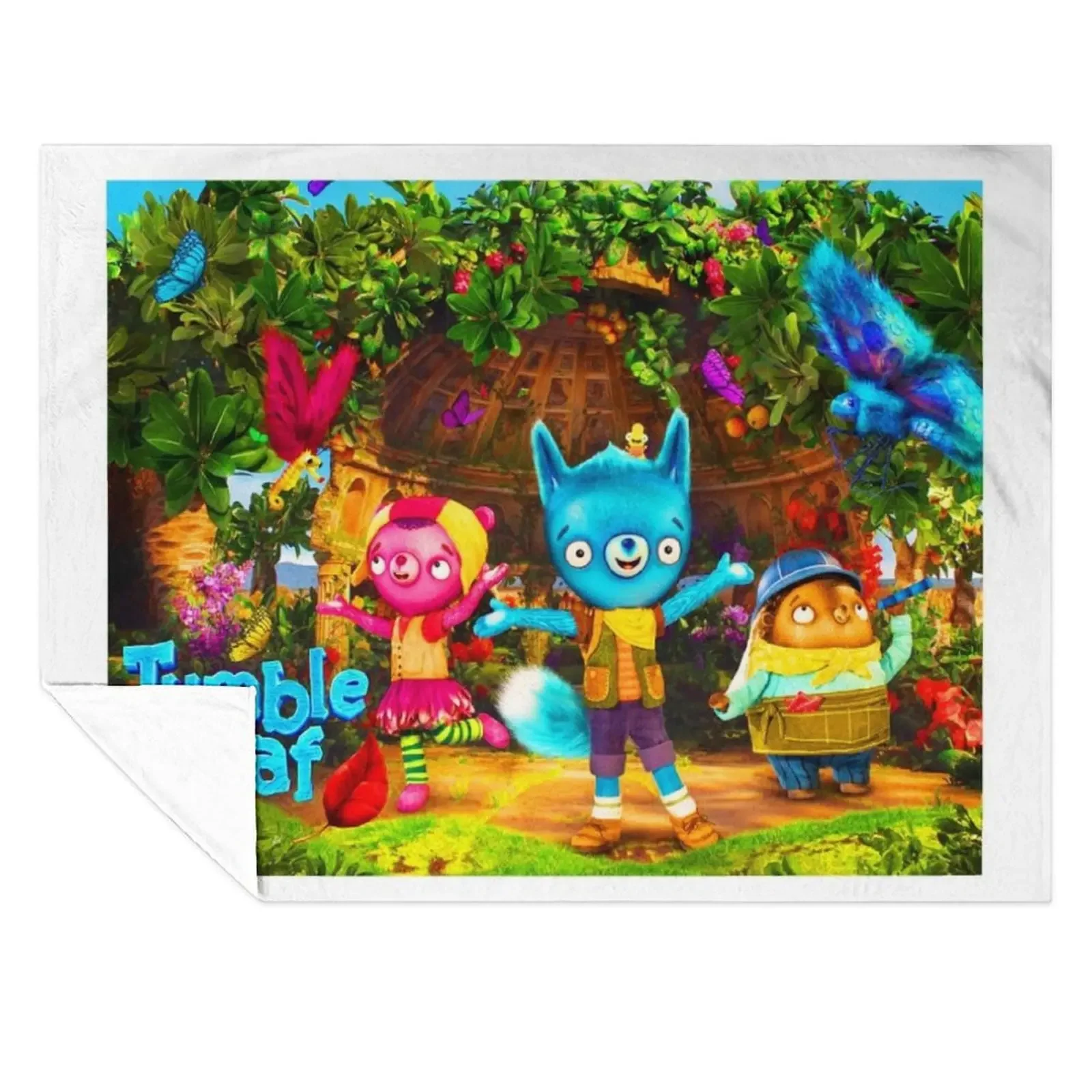 

Tumble Leaf characters tumble leaf season 5 stuffed animal birthday Throw Blanket Flannels Thins Hairy halloween Blankets