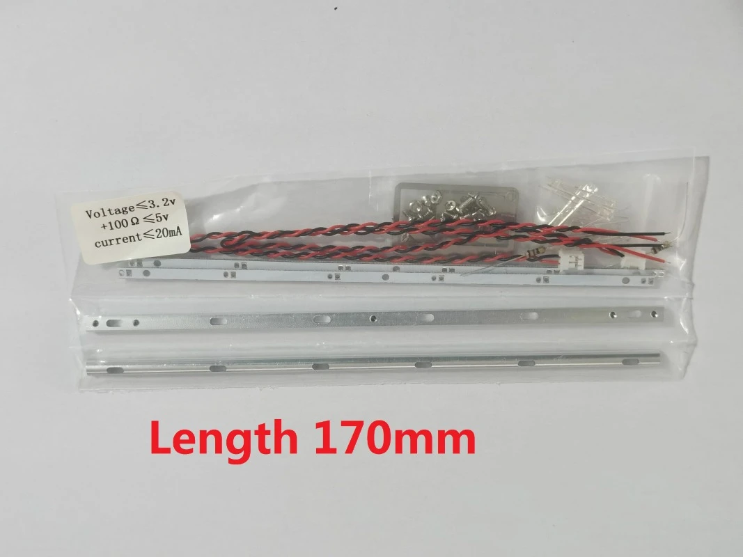 Metal LED Side Bottom Lights Accessories for 1/14 Tamiya RC Truck Trailer Tipper Scania R470 R730 MAN 56318 DIY Upgrade Parts