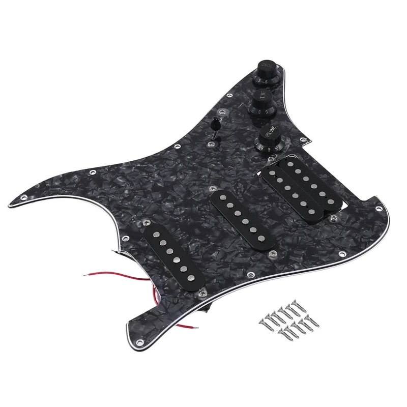 

LALA ST SQ Electric Guitar Loaded Prewired Electric Guitar Pickguard Pickup Assembly