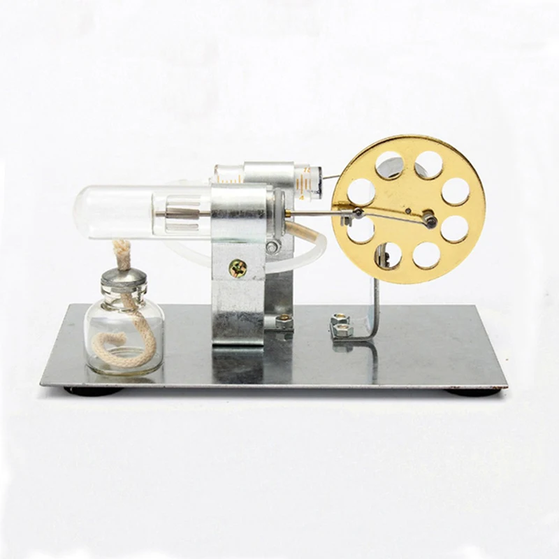 Hot Air Stirling Engine Education Toy Electricity Power Generator DIY Stirling Model Electricity Power Generator Model for Kids