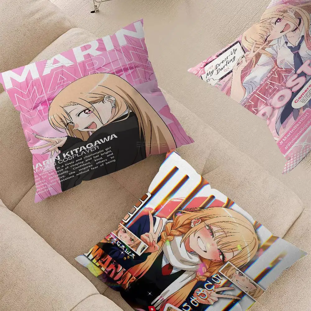 My d-dress up darling Pillow Anime Pillow Sofa Bed Head Pillow Cover Cushion Cover 45x45 cm Fashion