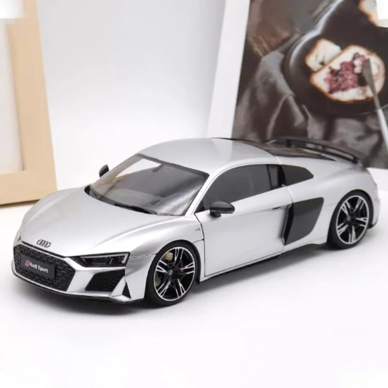 Diecast Original 1:18 R8 GT RWD V10 Roadster Simulation Alloy Full-open Car Static Model Show Collection Gift Decoration