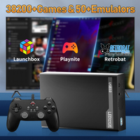 Hyper Base MIX 500G 38200+Games Retro Gaming HDD Retrobat&Launchbox&Playnite Video Game Console for PS3/Switch/XBOX/PS2/Wii/WiiU