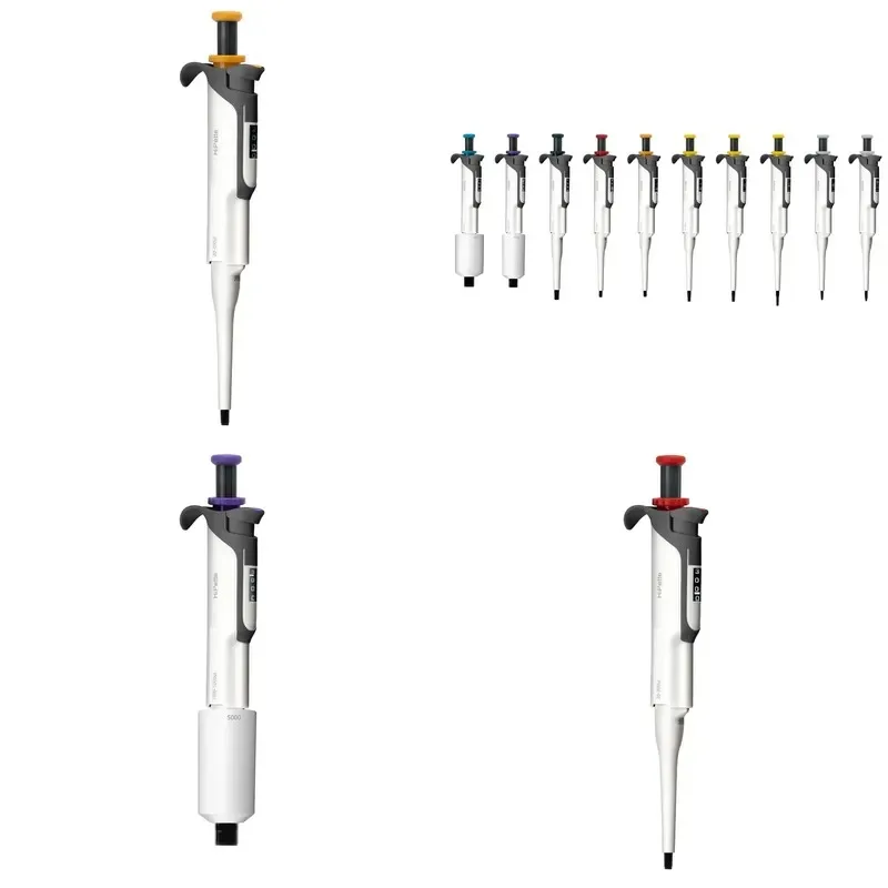 Laboratories Equipment Accurate Chemistry Single-Channel Manual Adjustable Variable Volume Plastic Straight Tip Micro Pipette