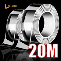 Nano cinta adhesiva de doble cara pegamento Extra fuerte cinta Nano de doble cara tira de cinta sin rastro impermeable reutilizable Ultra fuerte