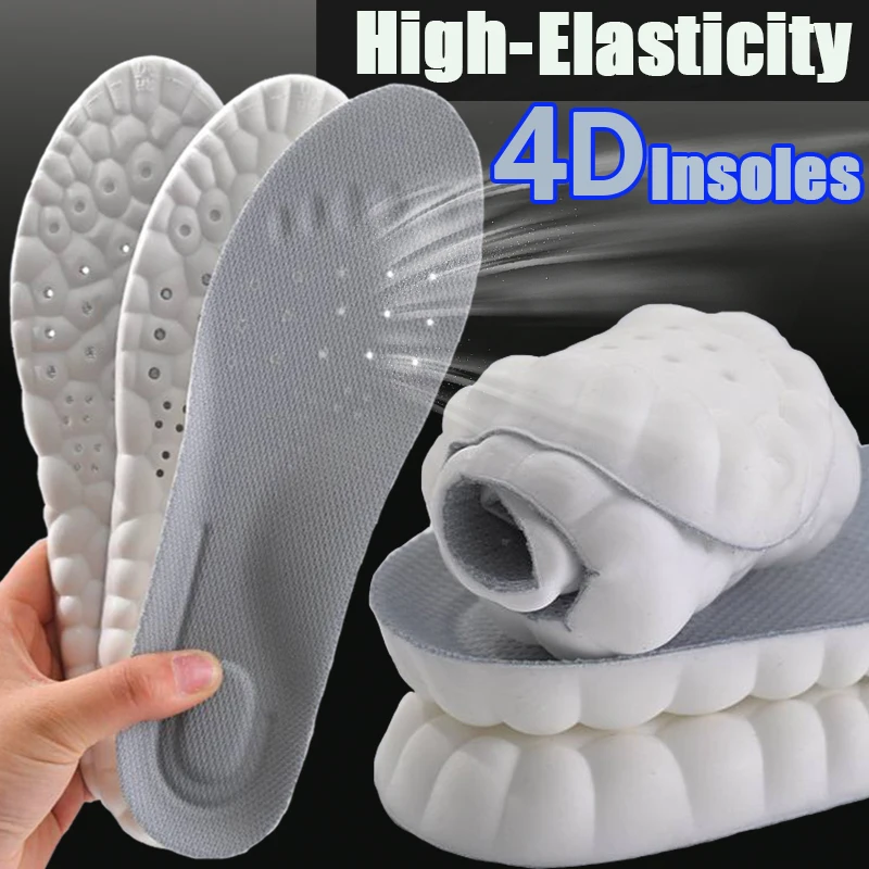 

Latex Sport Insoles Soft High Elasticity Shoe Pads Breathable Deodorant Shock Absorption Cushion Arch Support Insole Men Women