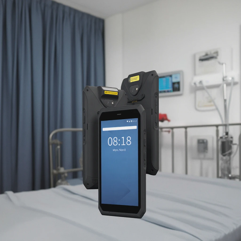 Langhuike T3 Pro Industrial Hospital  Android 13.0 4G Rugged Handheld PDA Barcode Scanner 1D/2D QR Code IP67 64GB+6GB