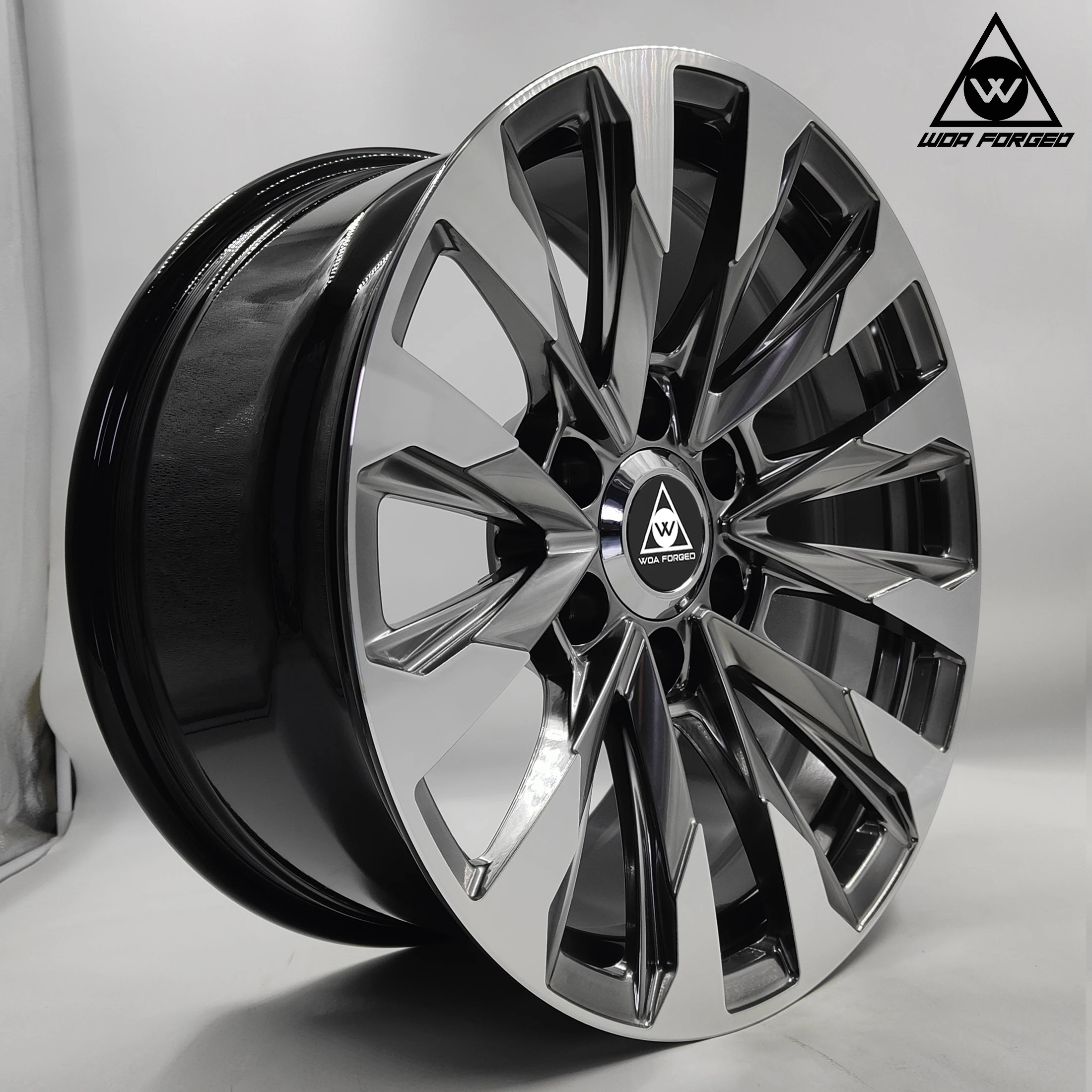 

Custom Car Rims Passenger Car Wheels Alloy 6061 T6 Aluminum Lightweight Rims Customized Wheel Inch Bright Black for Toyota