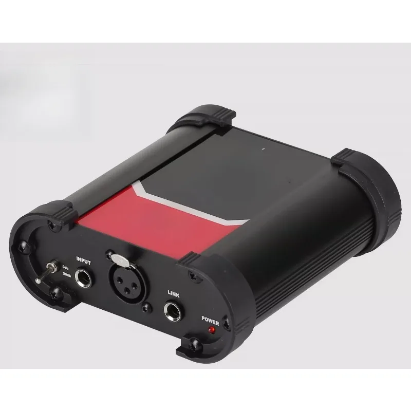 DI100 Active DI Box Stage Noise Reduction Balanced Converter Audio Impedance Transformer For Live Stage