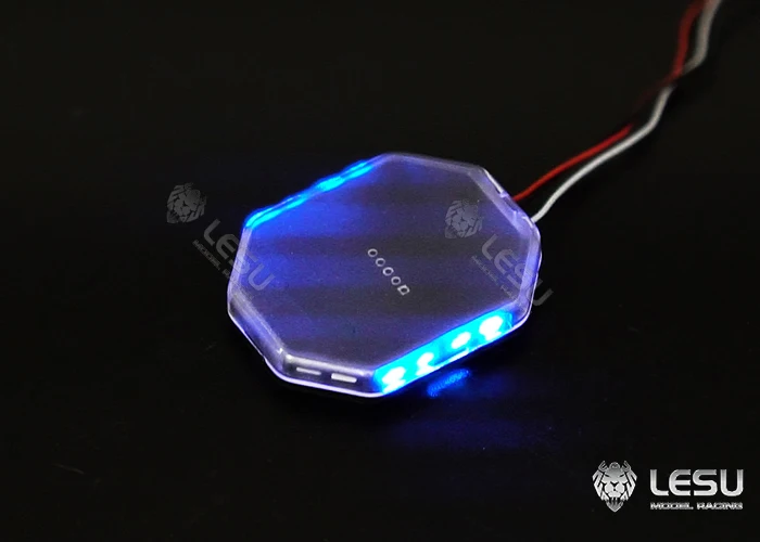 LESU für 1/14 Tamiya LED mit rot, blau und gelb wechselnden Modi, Feuerwehr-Warnleuchte für die Deckenmontage – Detail 11