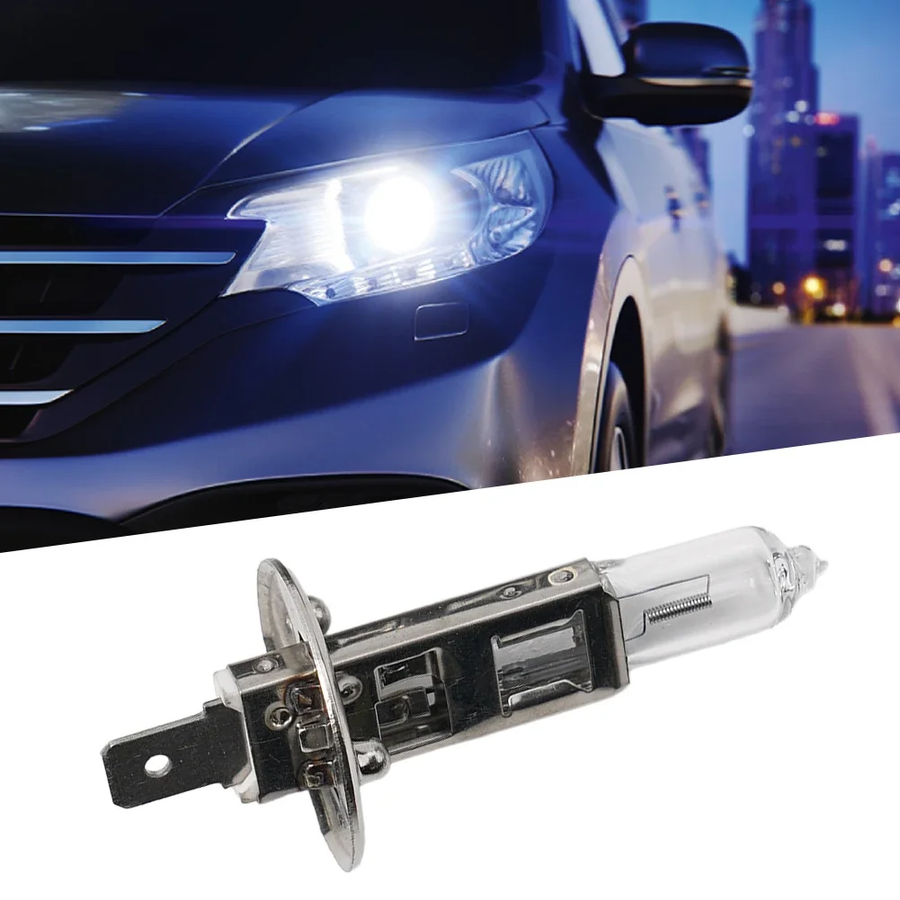 2 PCS H1 100W 12V Halogen Headlight Headlamp Bulbs Fog Lamp Fog Light Bulbs Car Headlight Lamp Automobiles Accessories