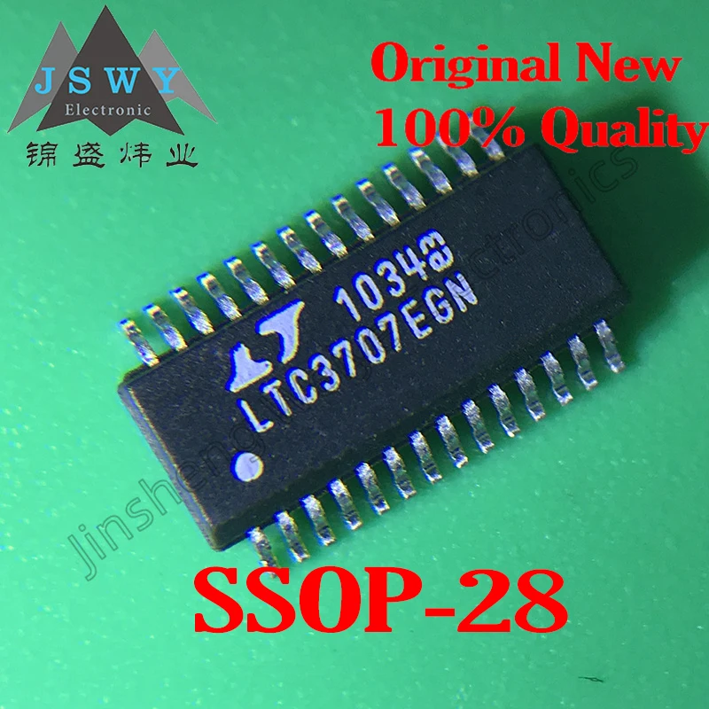 5PCS LTC3707EGN LTC3707   SMD SSOP28 Synchronous Step-Down Switching Regulator Chip 100% Brand New Original Stock, Free Shipping