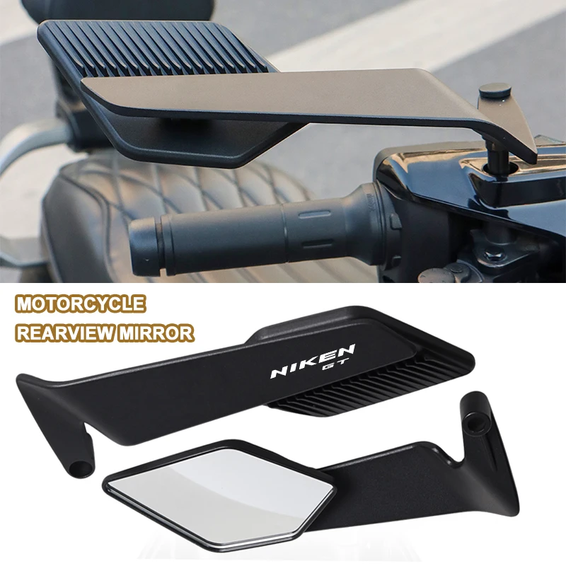 

Universal Motorcycle Mirror Fixed Wind Wing side Rearview Reversing mirror For YAMAHA NIKEN GT Niken NikenGT RNINET RNINE Custom