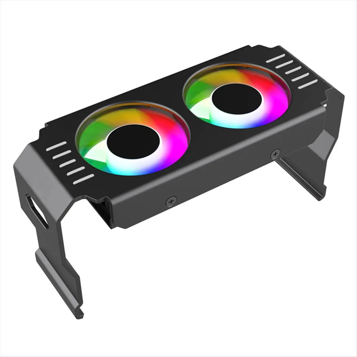goodidea D50 ARGB Sync Heatsink Cooler 4Pin Memory Module Cooling Dual Fans ARGB Light Memory Cooling Cooler Radiator B