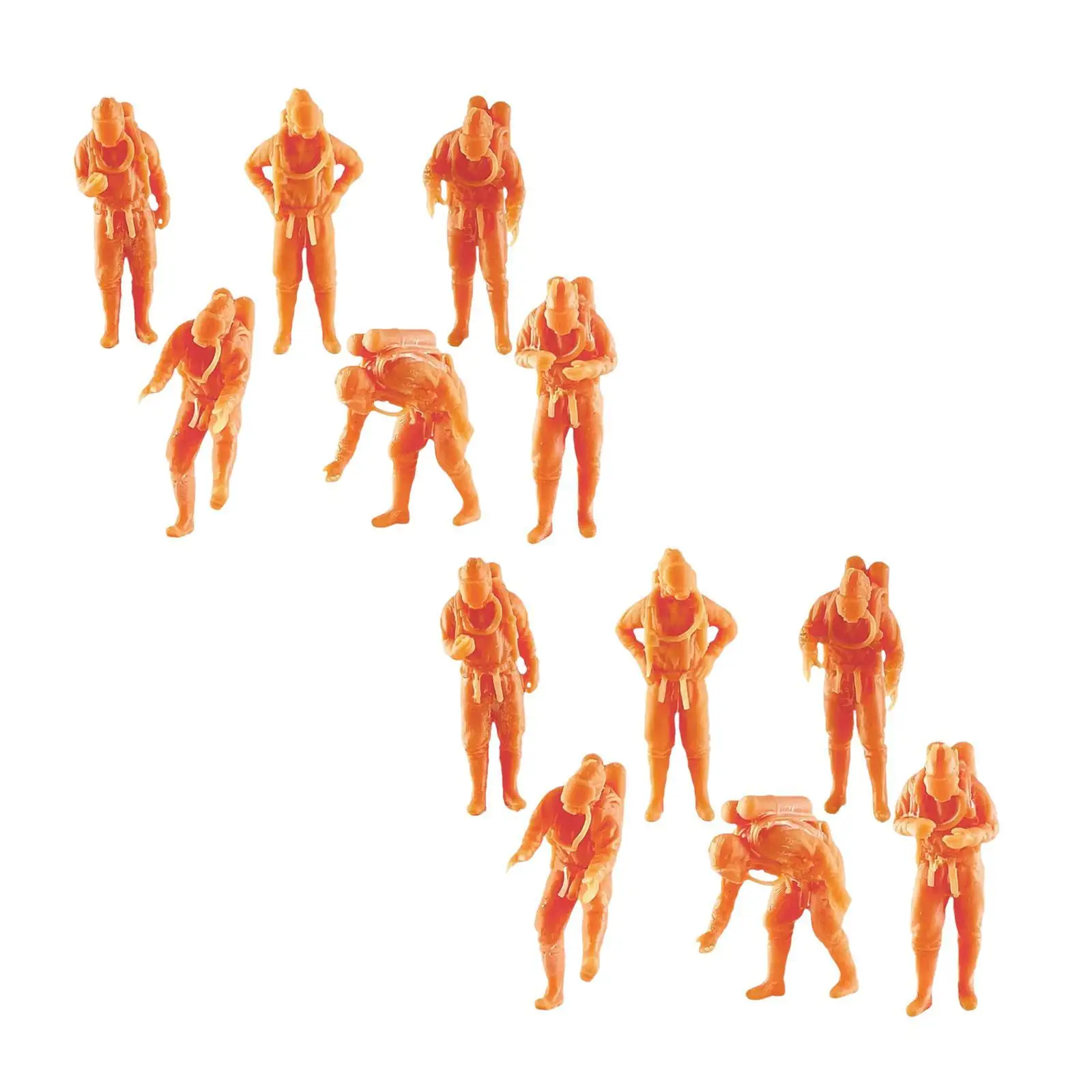 6x Figure di persone modello Modelli di persone Figurine di simulazione Figure di micro scene