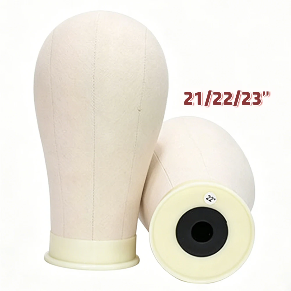 canvas-mannequin-head-wig-stand-21-22-23-inch-wig-holder-display-support-stand-for-hairdressing-training-practice-with-40-pins