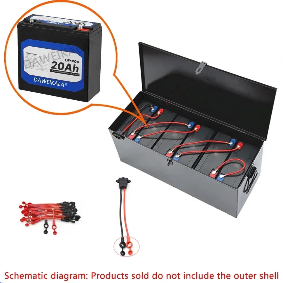 12V 24V 36V 48v battery pack  20Ah lifepo4 battery Real capacity for electric bicycle ebike 48V Replacing lead-acid battery