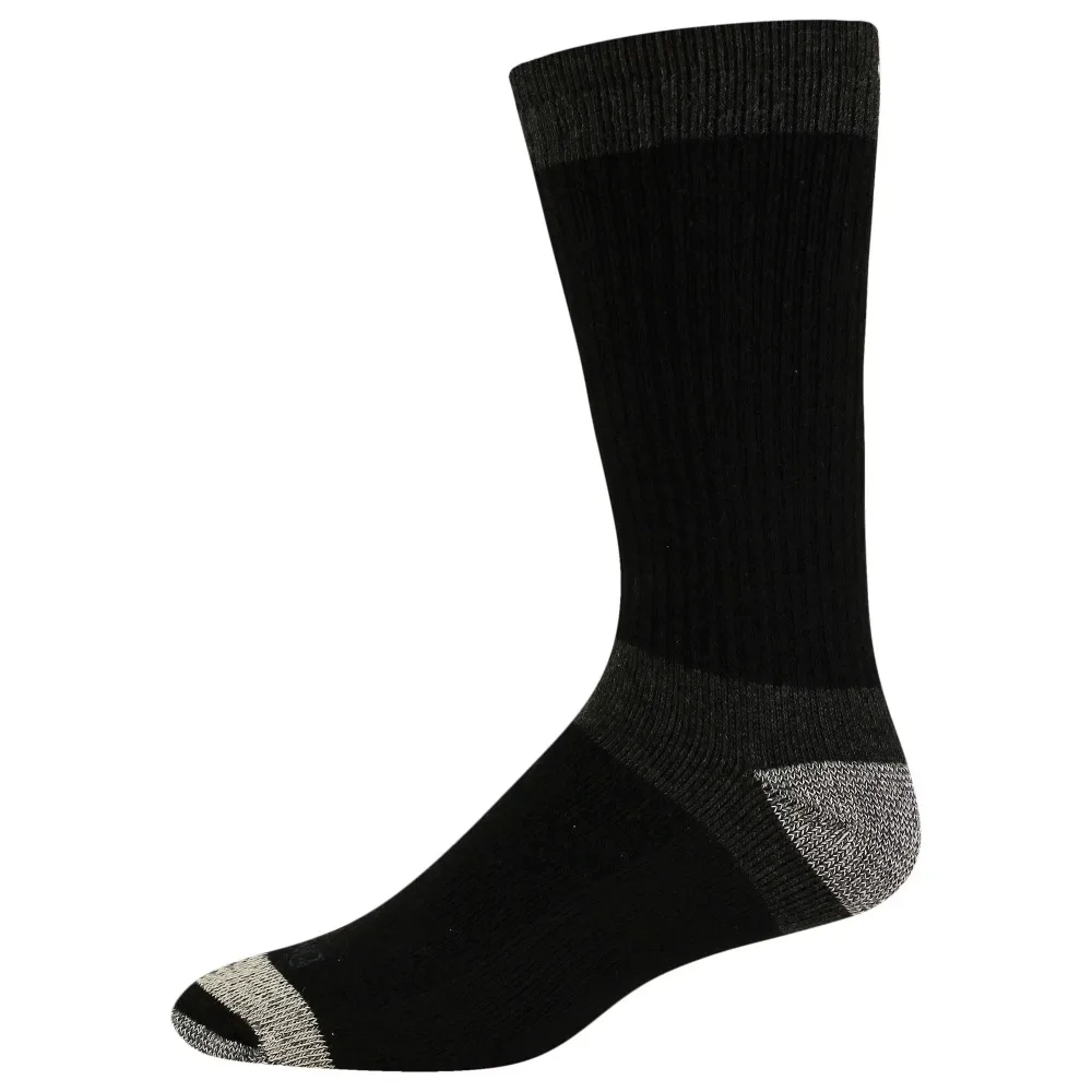 Max Cushion Crew Socks 6 Pairs Pack Men's Black Ankle Socks for Daily Sports Casual Wear Size 6-12 view 3