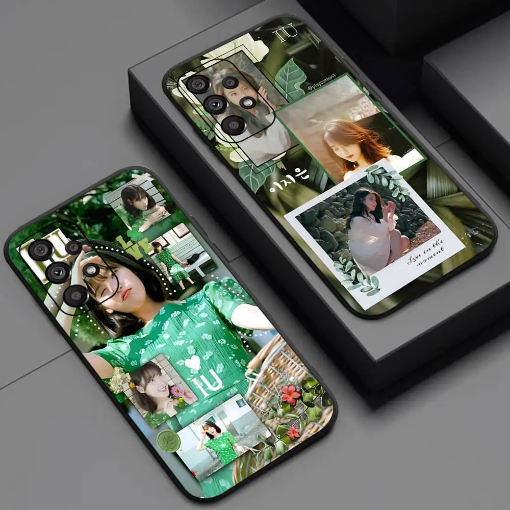 Korean Singer L-Lee Ji Eunes IU Phone Case For Samsung A 52 53 21 32 13 12 71 31 51 40 72 73 70 22 42 50 30 20 21 Shell