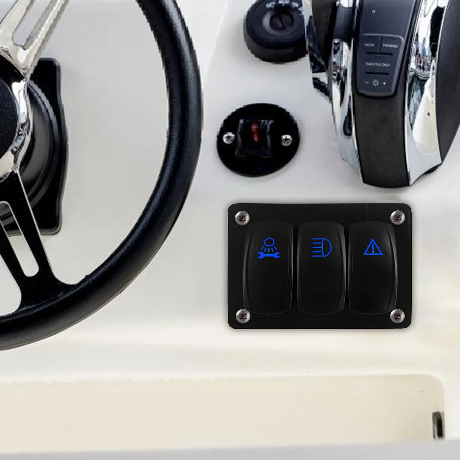 2Pcs 3 Gang Rocker …