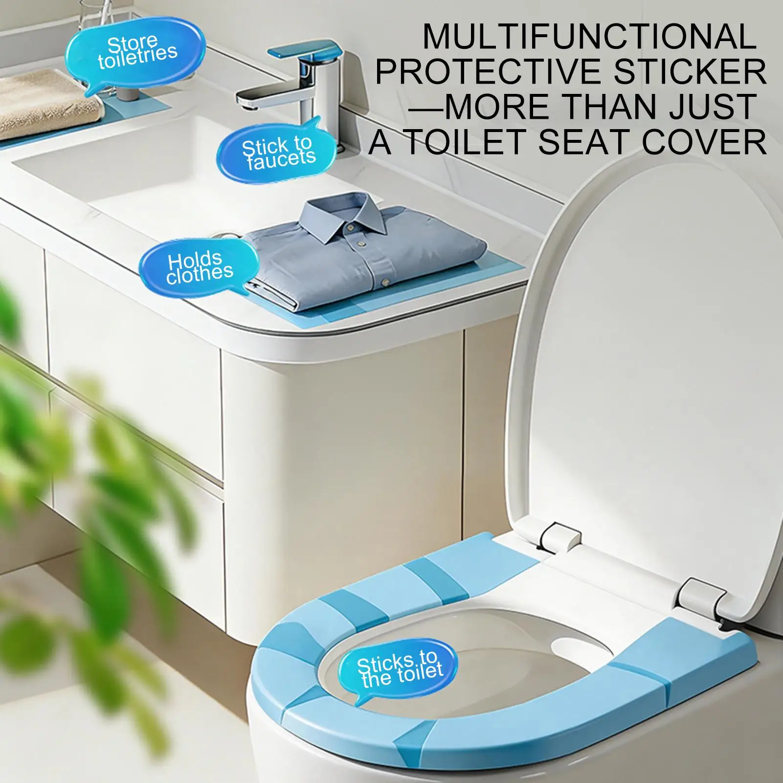 Portable Toilet Seat Cover Liners Multi-functional Disposable Potty Cushion Bathroom Sanitary Seat Cover for Outdoor Travel - view 6
