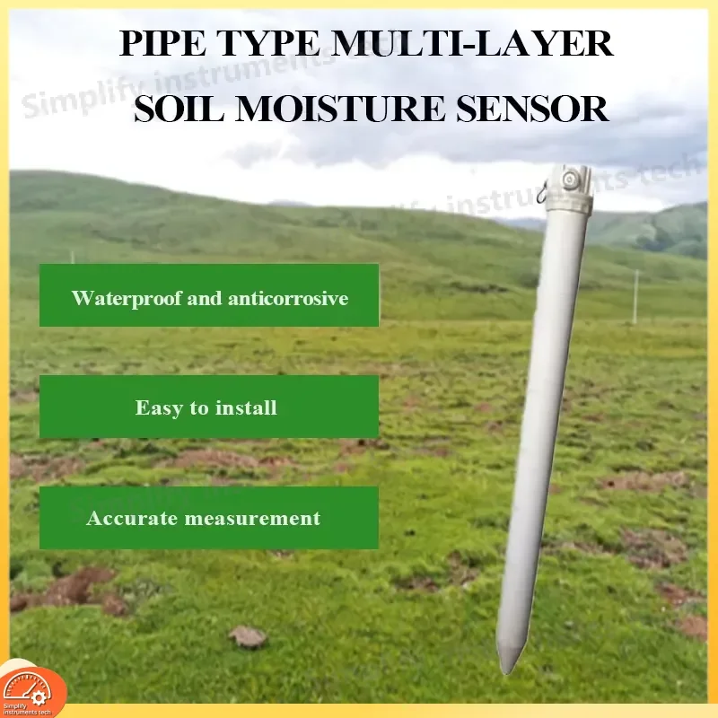 Intelligent Agriculture Multi-layer Soil Temperature and Moisture Sensor Multi-depth Monitoring Device for Smart Farming