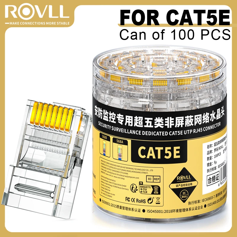 Rovll Cat5E RJ45 Ut…