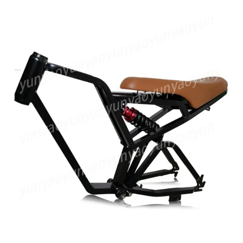 20x4.0 Electric Snow Bike Frame, Retro Fat Tire E-Bike Frame , Bicycle Frame