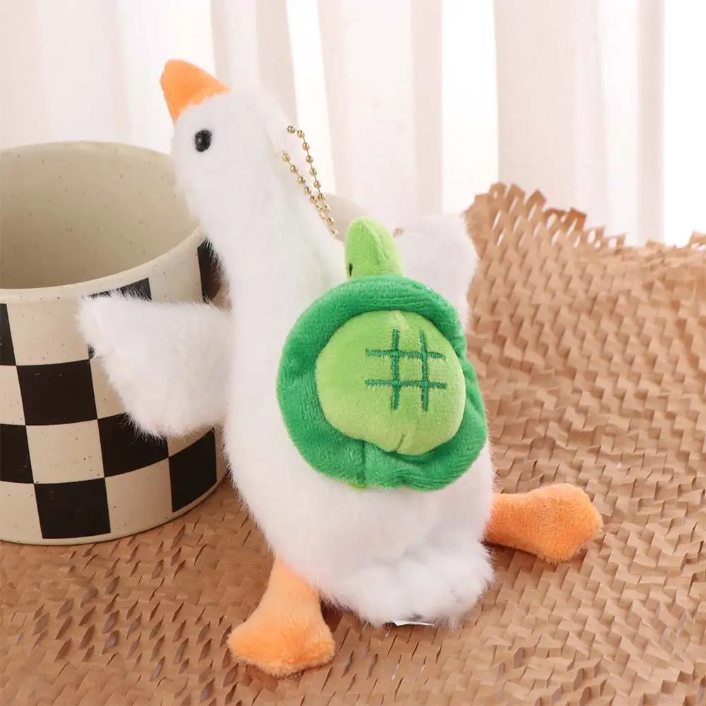 

Мягкий пушистый мультяшный брелок-подвеска в виде рака, черепахи, пчелы, утки, с функцией вытягивания, для рюкзака