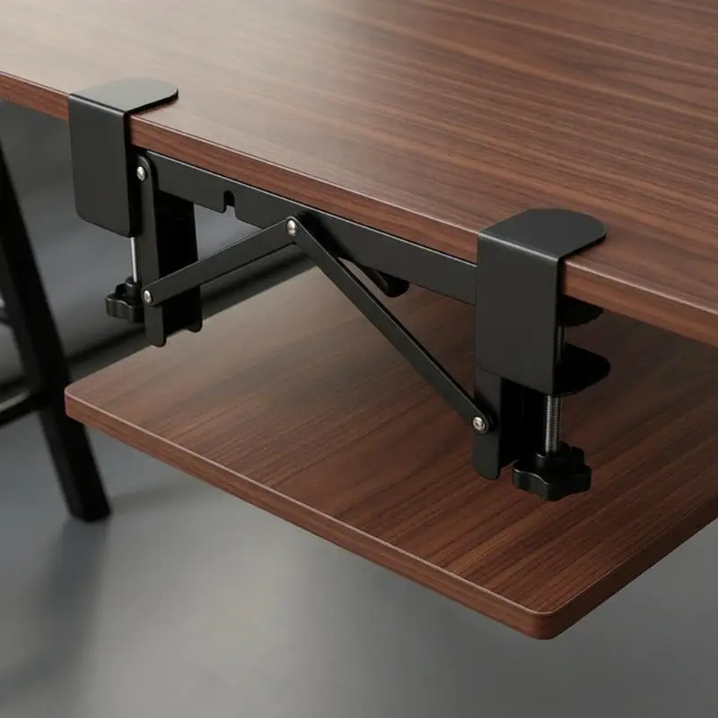 L-shaped Multi-purpose Desktop Bracket Punch-free Space-saving Extension Plate Rack for Office Study Dorm Desk
