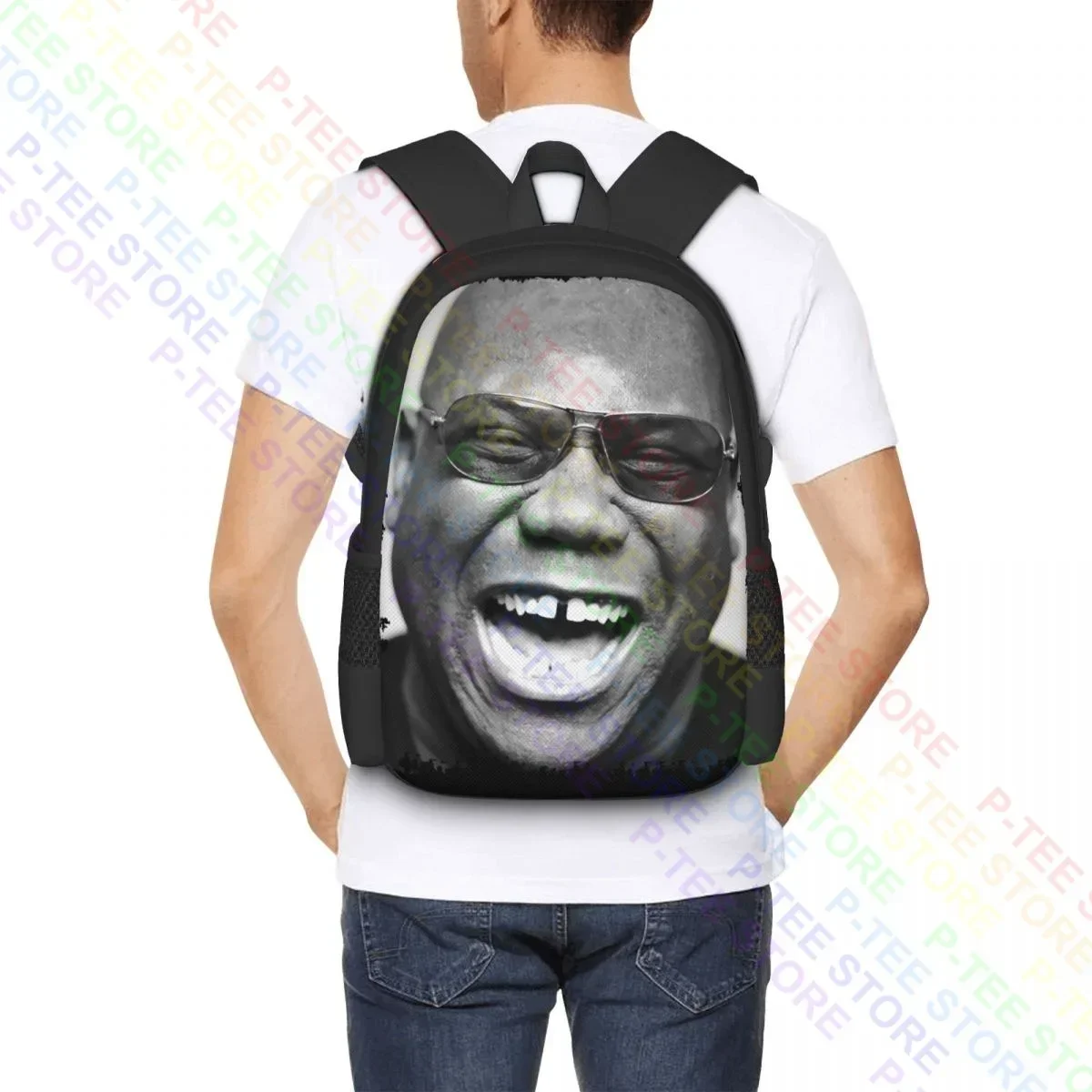 Dj Carl Cox, Dj , Homme , Blanc, CadeauBackpack กระเป๋าเก็บกระเป๋าเป้ความจุขนาดใหญ่