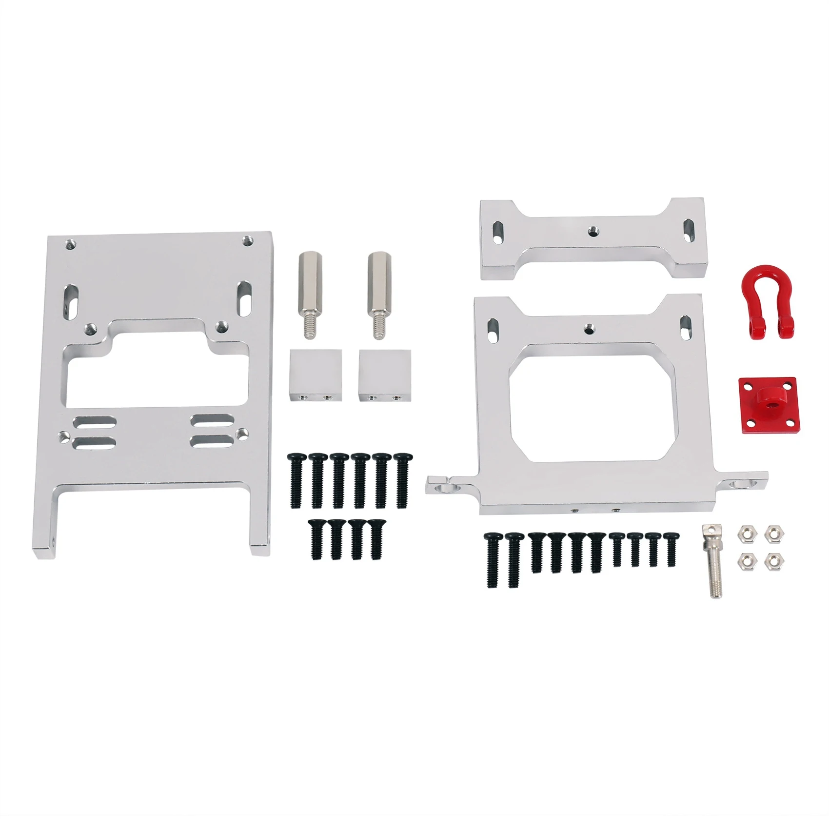 【CYBER MONDAY】Metal Beam Rear Bumper Servo Fixed Mounting Bracket Upgrade Parts for B14 B24 B16 B36 C14 C24 1/16 RC Car