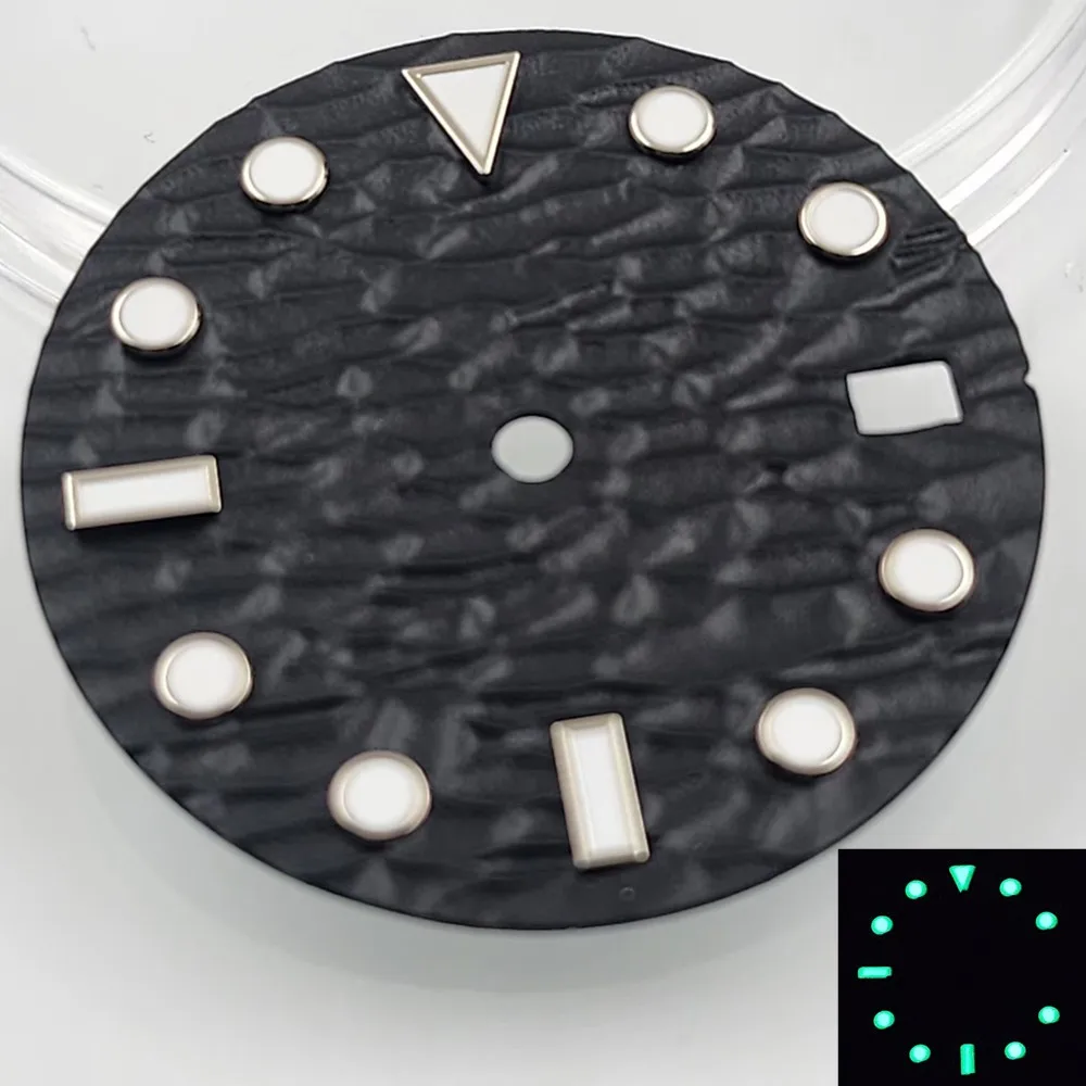 28,5 мм Циферблат часов люминесцентный для японского Nh35 автоматический механизм D