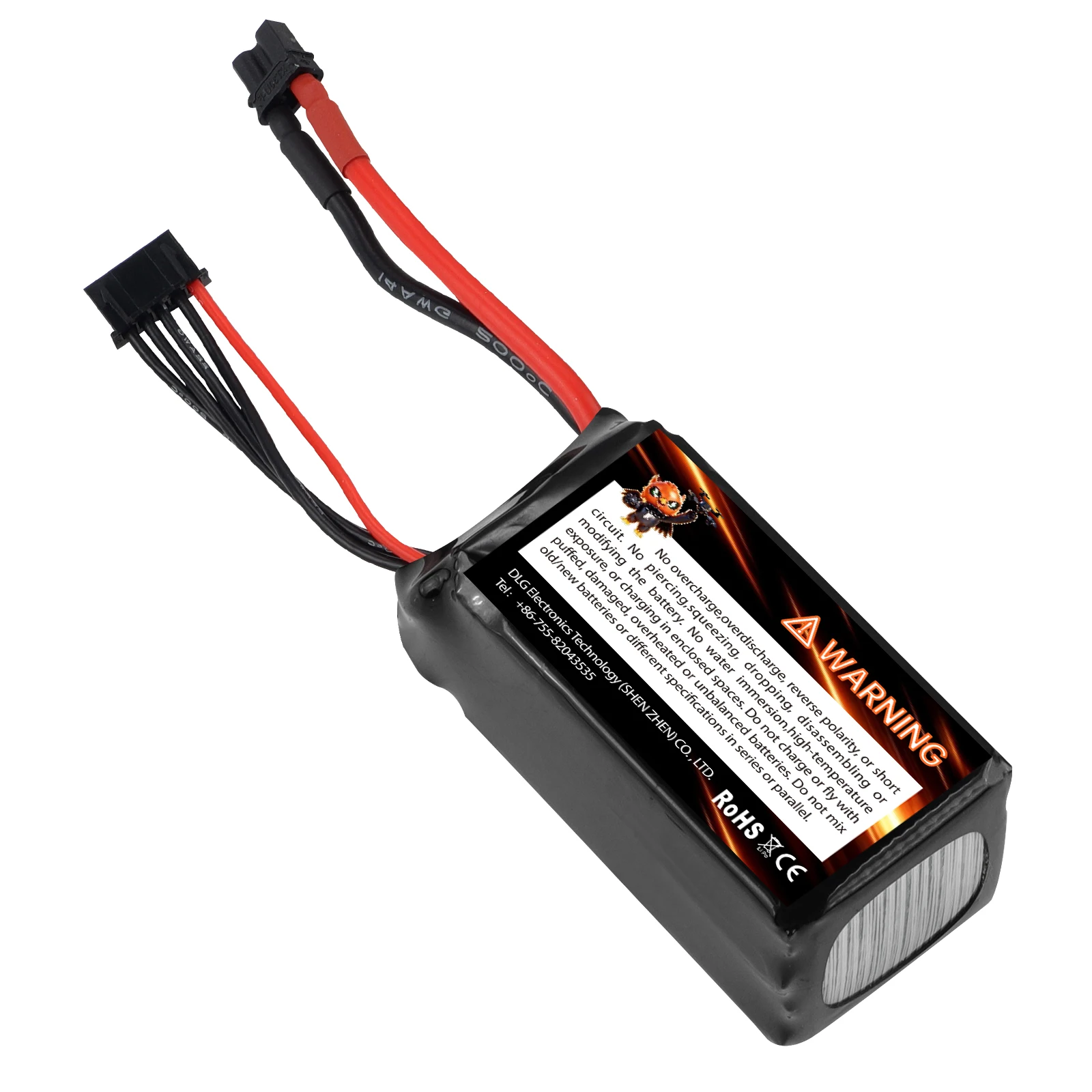 DLGPOWER 14.8V 120C RC LiPo Battery 4S 950mAh For 2.5‑3.5 Inch Cine‑Whoop Freestyle FPV Soccer RC Drone Car Racing Spare Parts